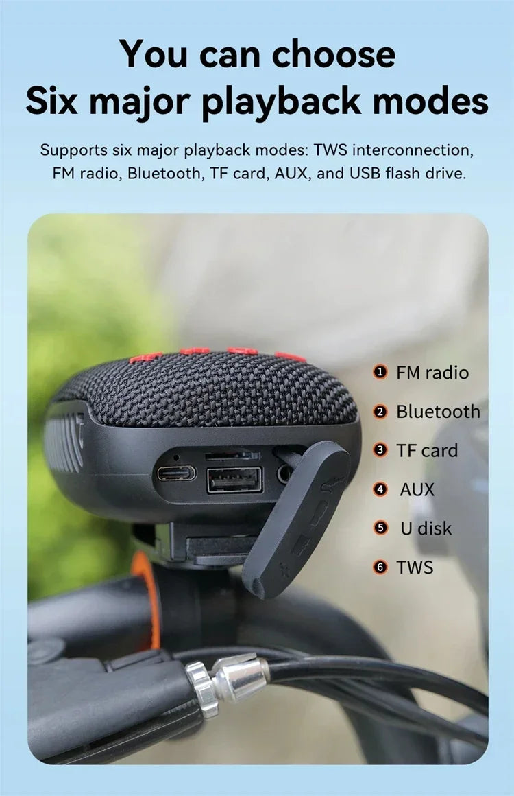 Bluetooth Bicycle and Hiking Waterproof Speaker