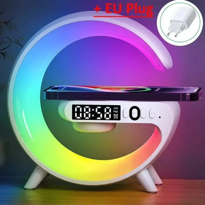 Mini Wireless Charger with Bluetooth Speaker