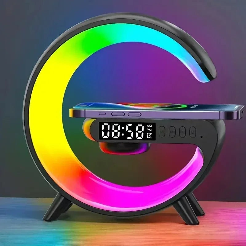 Mini Wireless Charger with Bluetooth Speaker