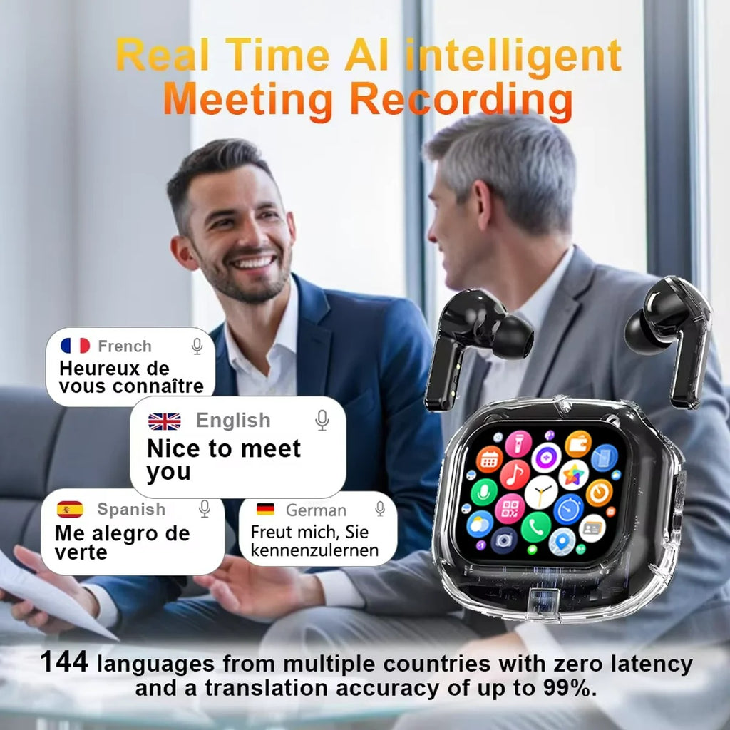 Smart AI Translation Earbuds
