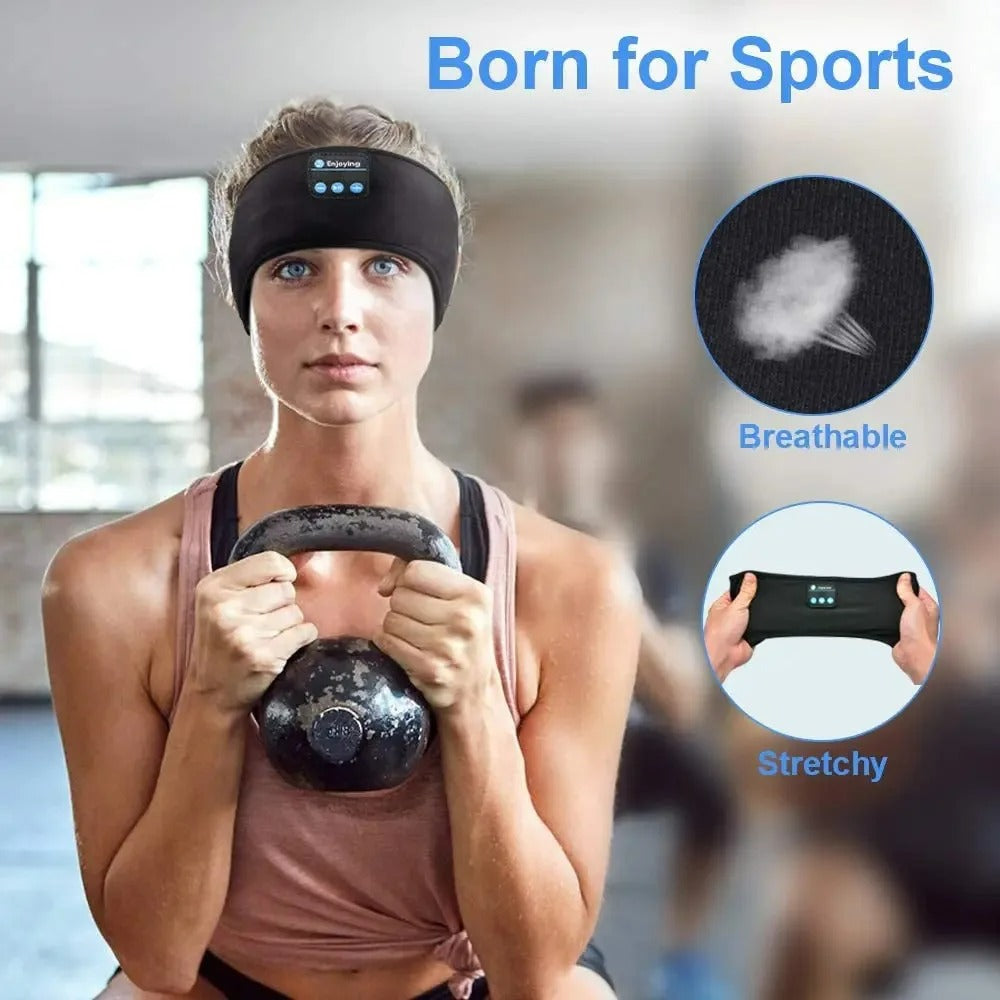 Bluetooth Sports and Sleeping Headband Headphones