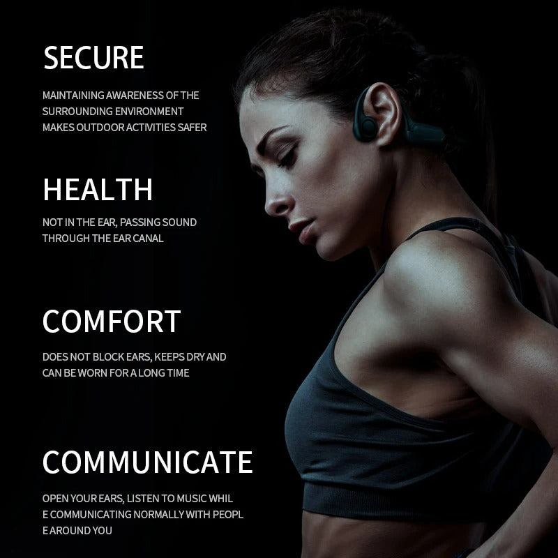 Bluetooth Bone Conduction Sports Headphones