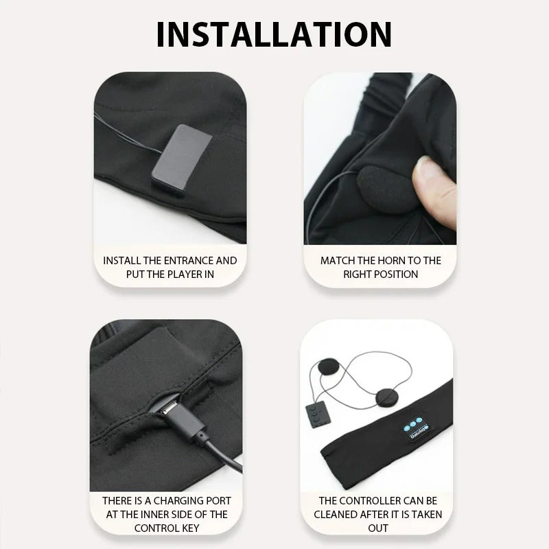 Bluetooth Sports and Sleeping Music Headscarf