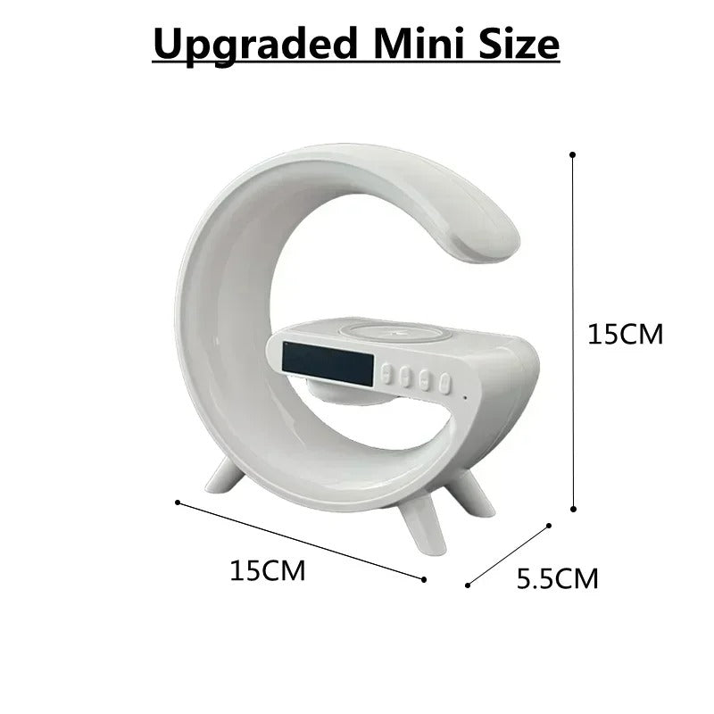Mini Wireless Charger with Bluetooth Speaker